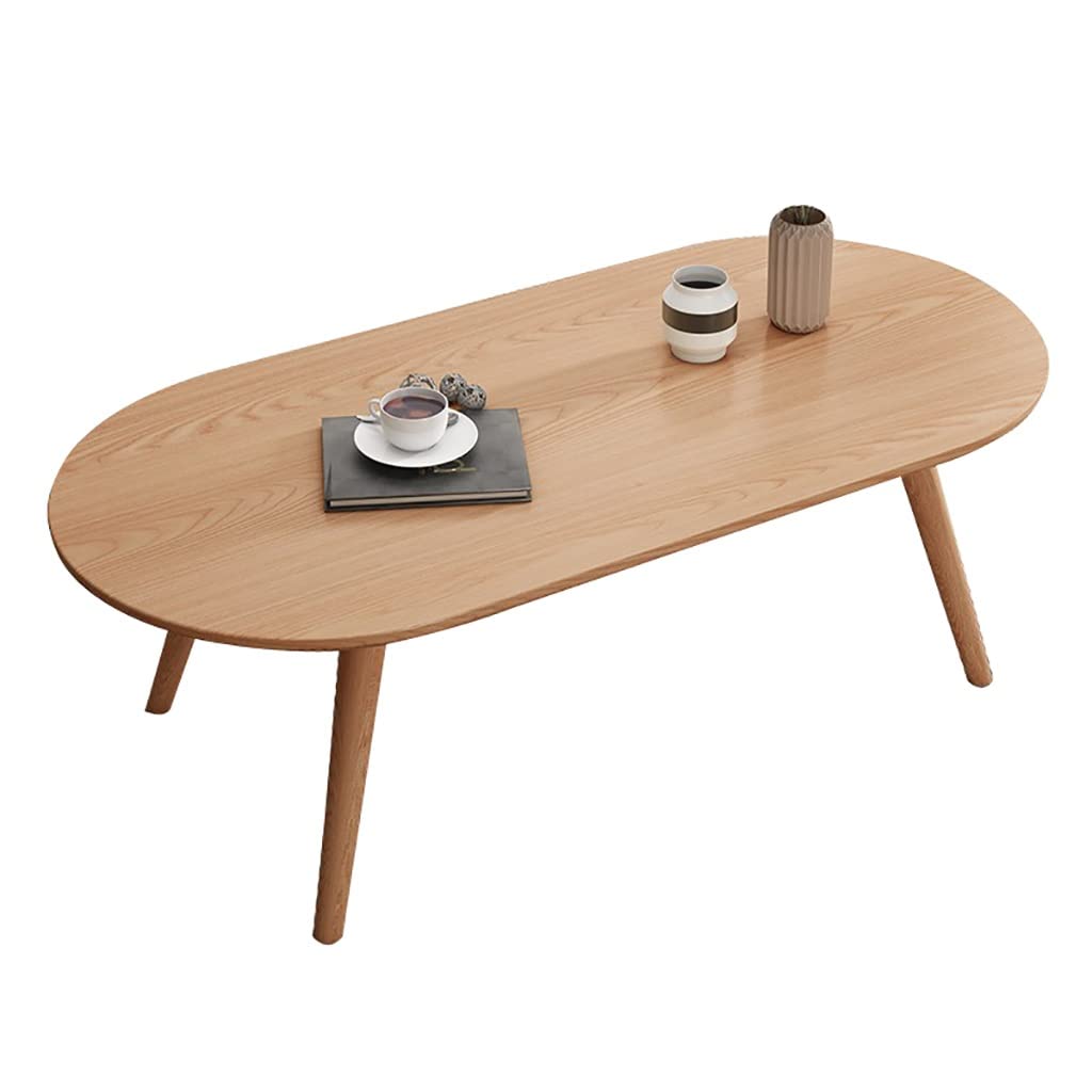 Amazon.com: Generic Solid Wood Oval Coffee Table, Multifunctional